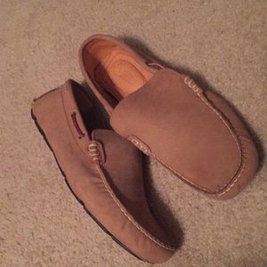 Tan Driving Loafers